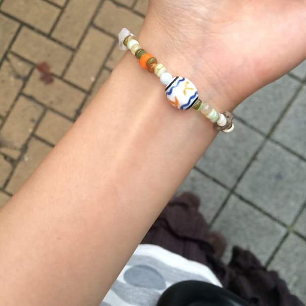 빈티지 비즈 팔찌 / or bracelet