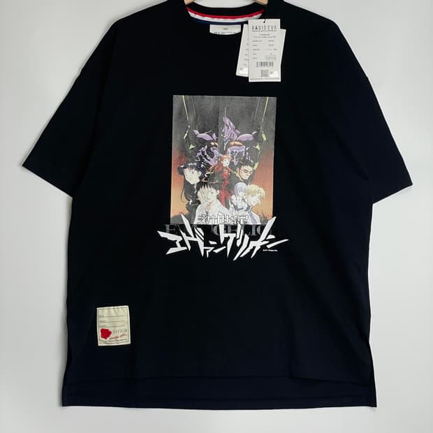 24SS SEVESKIG X 에반게리온 빈티지 반팔 티셔츠