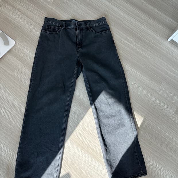 유니클로 JWA 스트레이트진 33