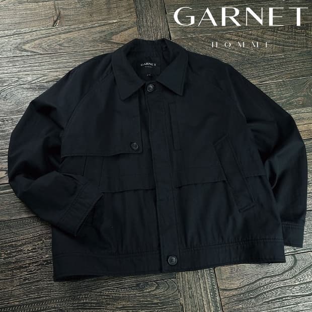 [가넷 옴므] 23 S/S 건플렙 오버사이즈 블루종 자켓 M19946