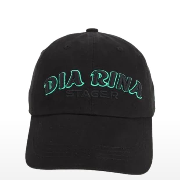 STAGE.R DIA RINA Washed Cotton Ball Cap