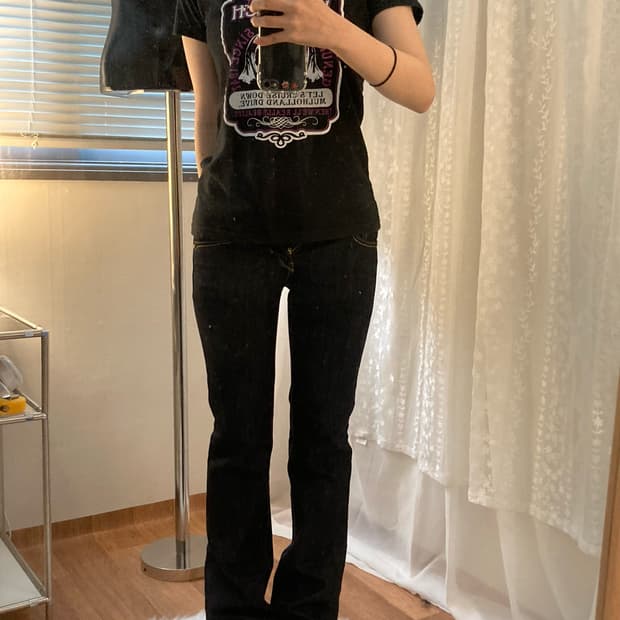 게스 로우라이즈 플레어진