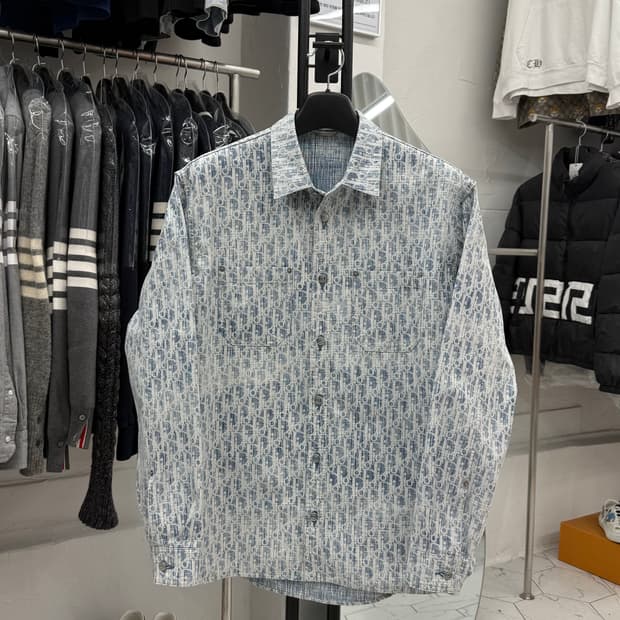 [41] 디올 오블리크 카스리 코튼 오버셔츠