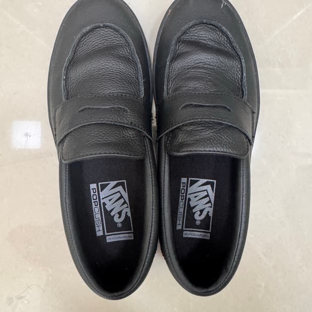 반스 스케이트 로퍼 블랙 240