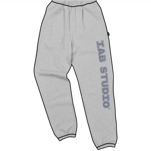 [XL]아이앱 스튜디오 스트레이트 로고 팬츠 그레이