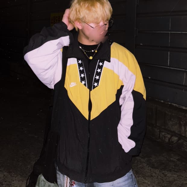 90's NIKE OVERFIT STAR WIDBREAKER JAKET