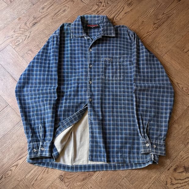 [L]반스 재팬 헤리티지 스케이터 코듀로이 체크 셔츠