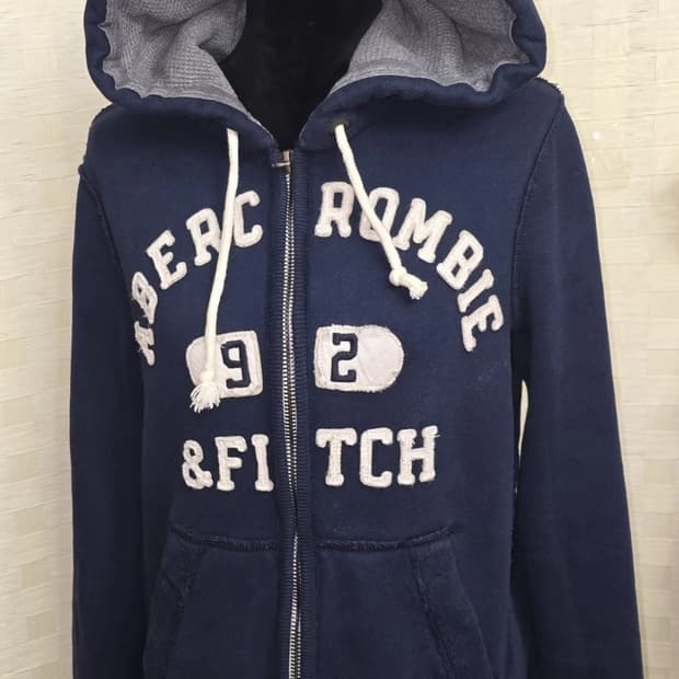 아베크롬비 앤 피치 빈티지 로고 후드 집업