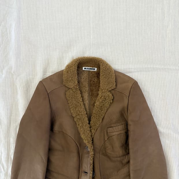  ▫️Jil Sander Shearling Jacket