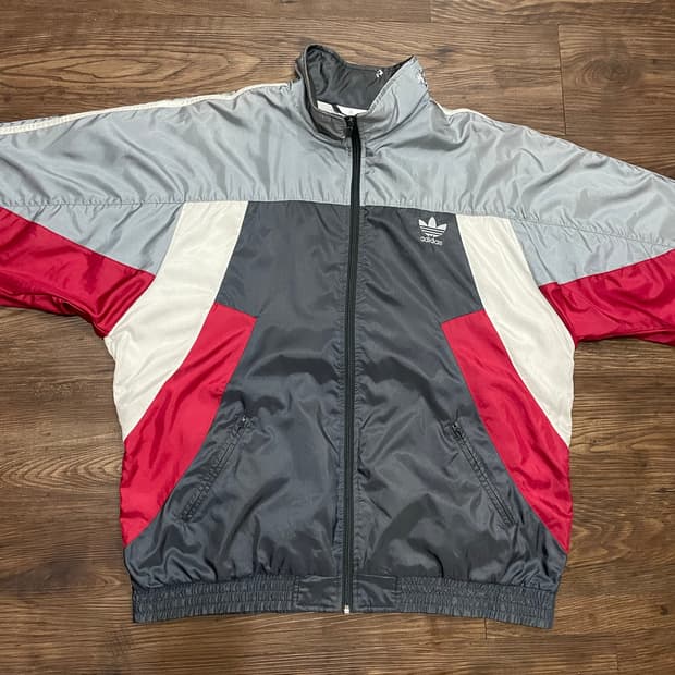 XL 아디다스 빈티지 올드스쿨 바람막이