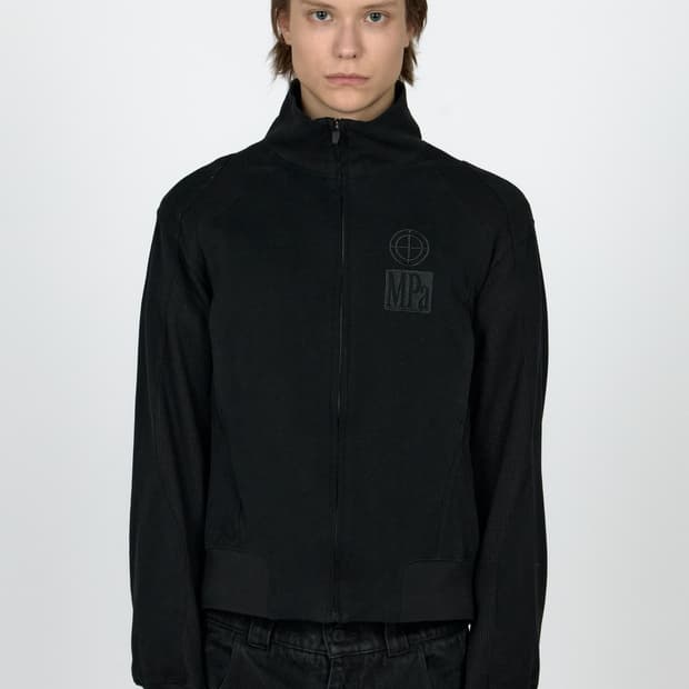 MPa CONTRAST ZIPPED JACKET (BLACK) L