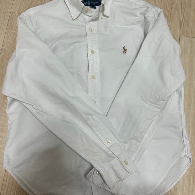 폴로 랄프로로렌 옥스포드 화이트 긴팔 셔츠