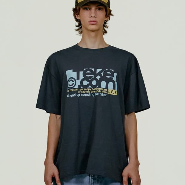 테켓 Folder Tee Charcoal