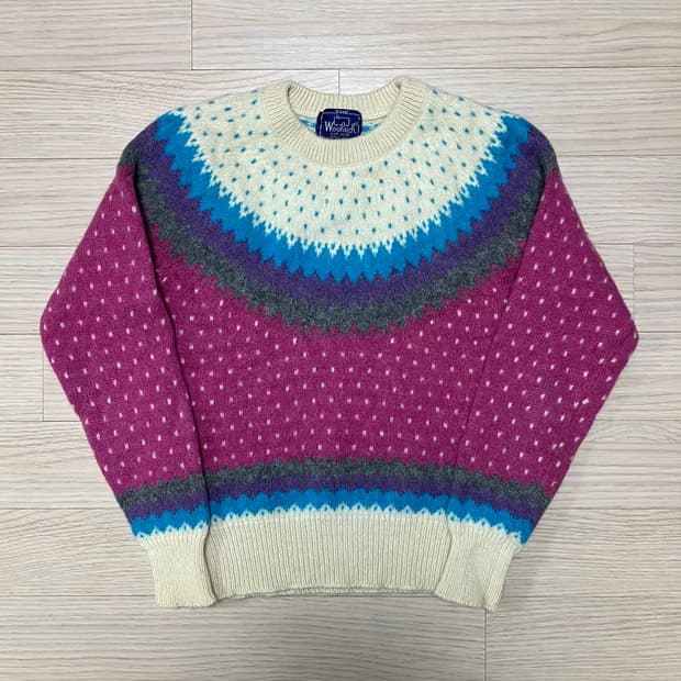울리치 노르딕 울 모헤어 니트 Woolrich