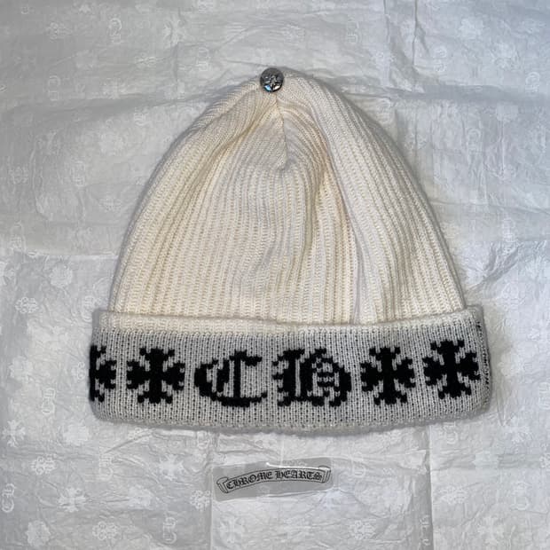 [Free] 크롬하츠 빅 대디 캐시미어 비니 화이트
