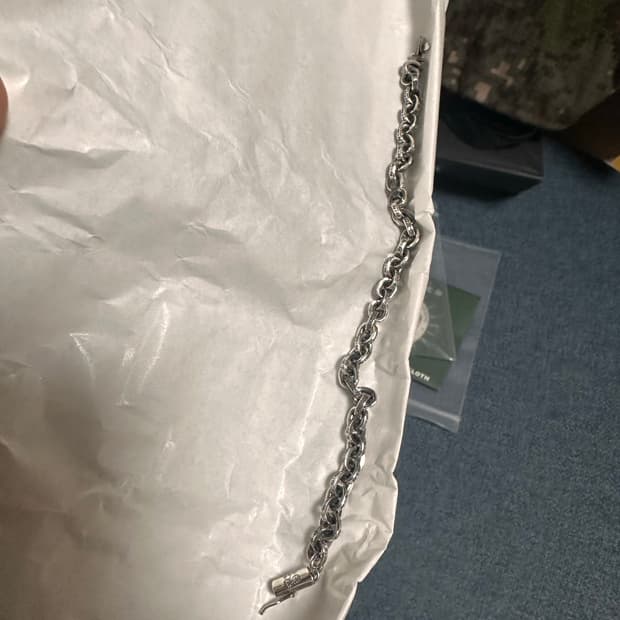 크롬하츠 페이퍼체인 스몰 7인치