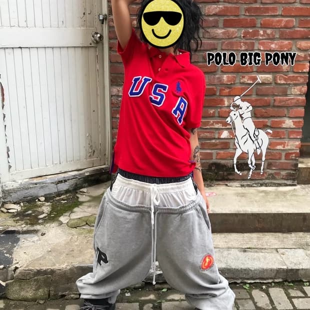 폴로 빅포니 USA아치로고