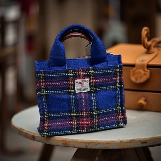 Harris Tweed 해리스 트위드 울 토트백