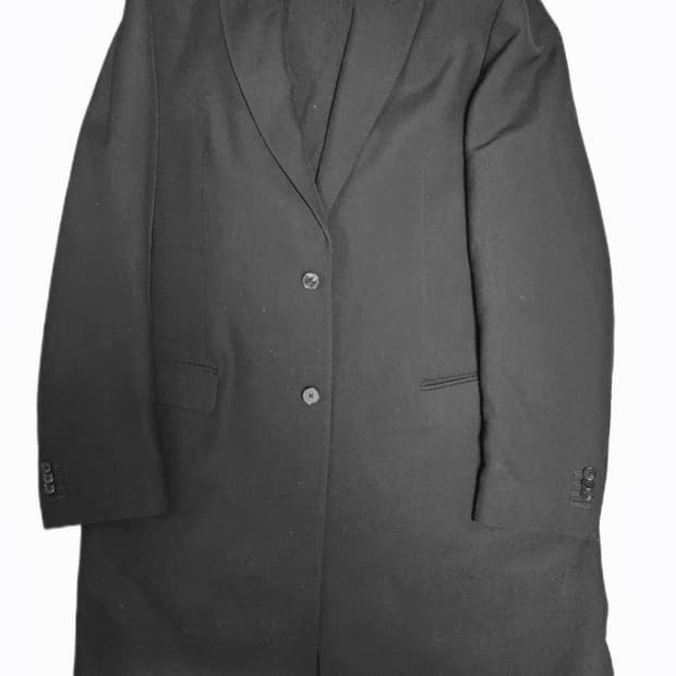 메종마르지엘라 코트 블랙 