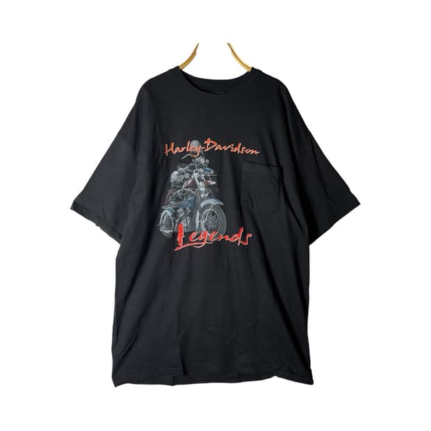 [Harley Davidson] 00's USA 할리데이비슨 포켓 티셔츠