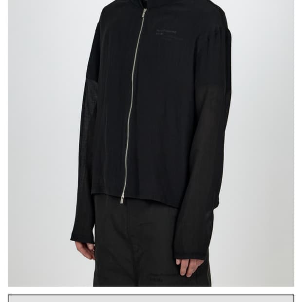 MPa VEIL CREPE HOODED ZIP JACKET S