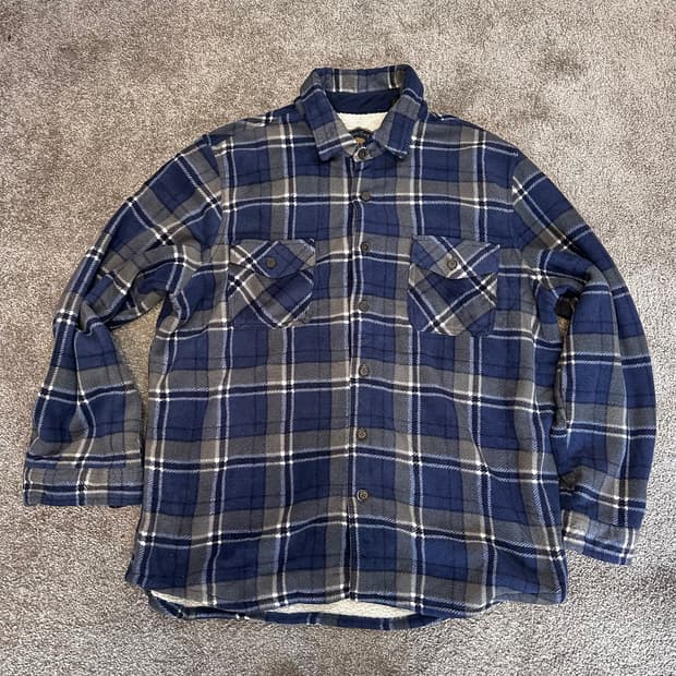 빈티지 프리덤파운드리 플란넬 쉐르파 셔츠XL