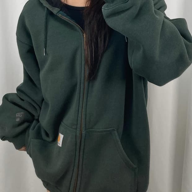 칼하트 레인디펜더 써멀 후드집업