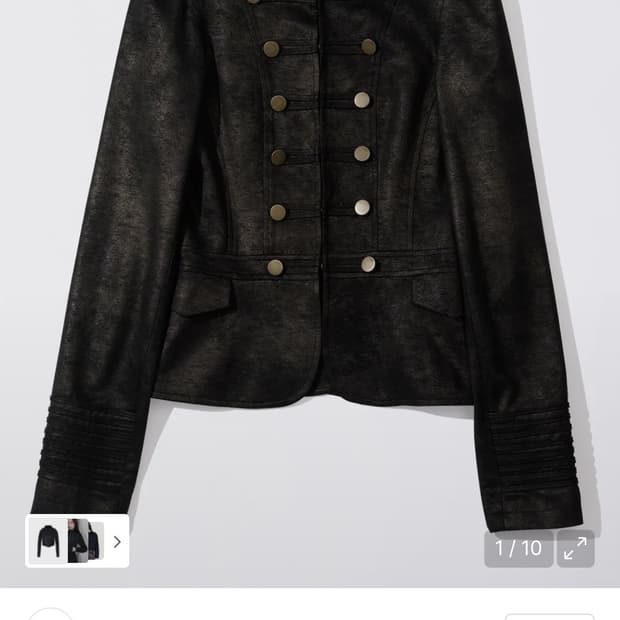 스컬프터 Brass Napoleon Jacket Black