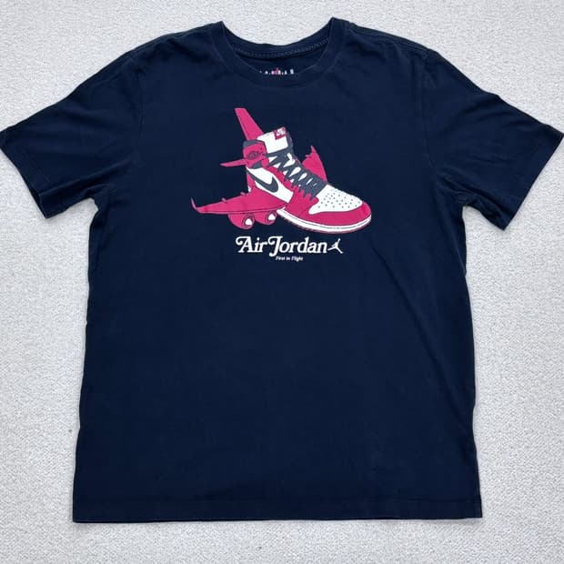 XL 나이키 조던 플라이트 반팔 티셔츠 0317E