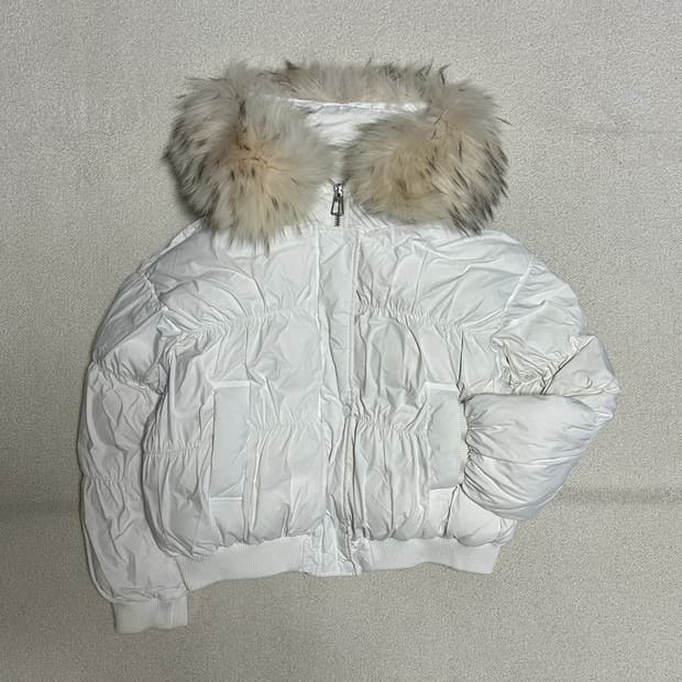 쥬시쥬디 J폭스퍼 셔링 후드 덕다운