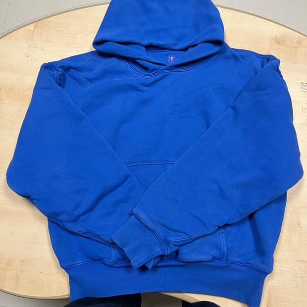 갭이지 후드티 블루L