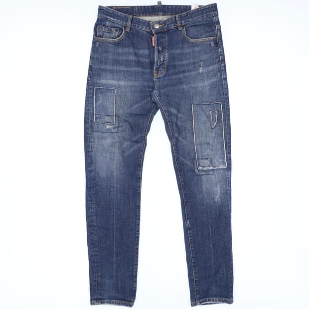 34 디스퀘어드2 데미지 데님 팬츠 N7524