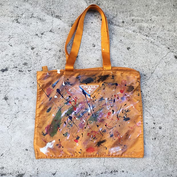 PRADA PAINT CUSTOM TOTE
