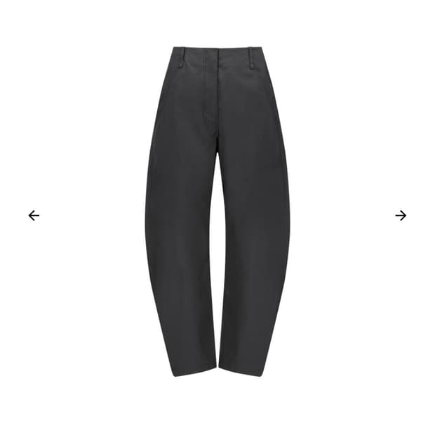 아모멘토 Curved Pants, Charcoal 1사이즈