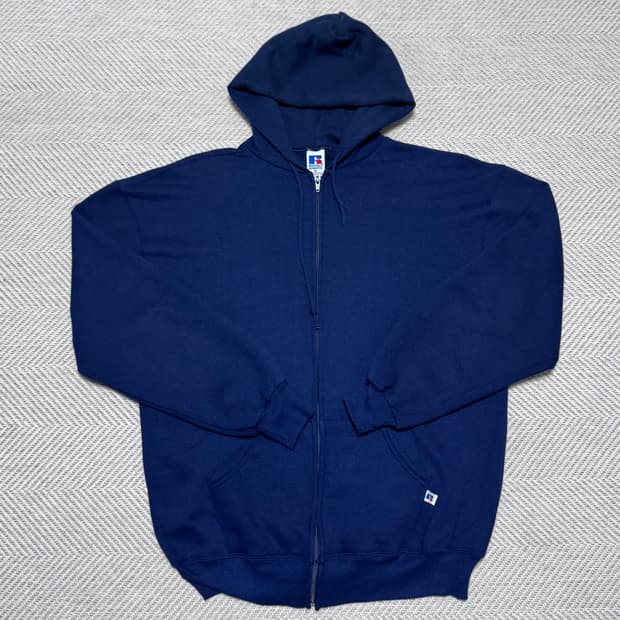 (XL) 90s 빈티지 러셀 애슬레틱 후드집업