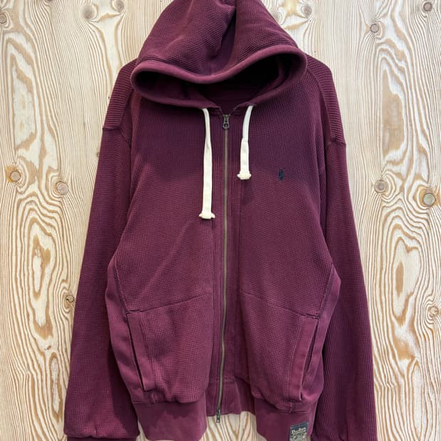 폴로 랄프로렌 투웨이 와플 후드집업