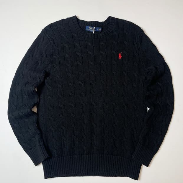 폴로 랄프로렌 시그니처 포니 케이블 니트 PN9449
