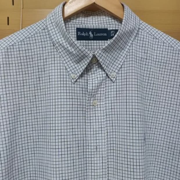 랄프로렌폴로 남성 체크셔츠 17 1/2, 44사이즈