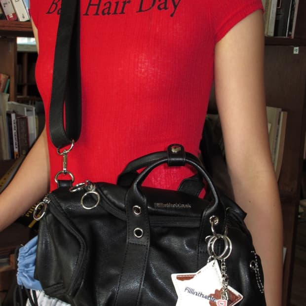 필인더블랭크 레더백