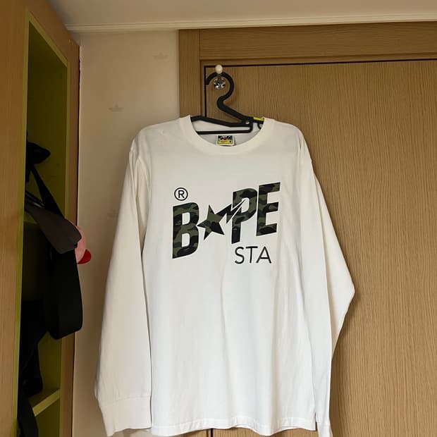 베이프 Bape 1st Camo Sta 롱슬리브 티셔츠