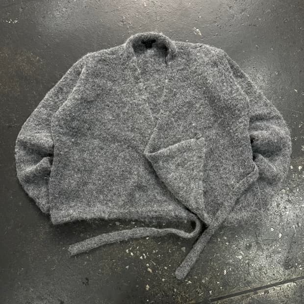 95 코스 울 랩 가디건 