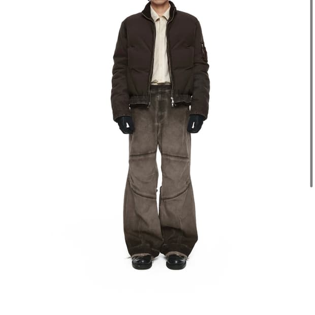 Xlim 엑슬림 ep.8 01다운 자켓 브라운