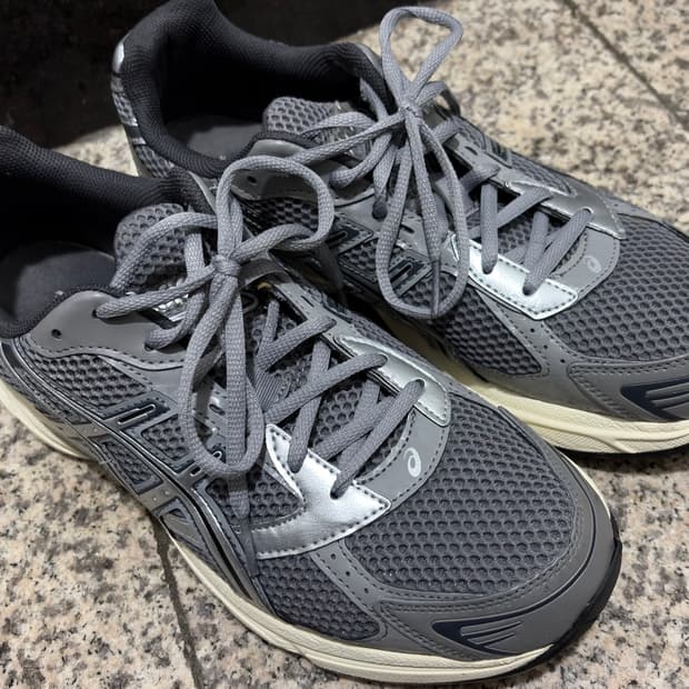 아식스 젤 1130 클레이 그레이 퓨어 실버 280mm