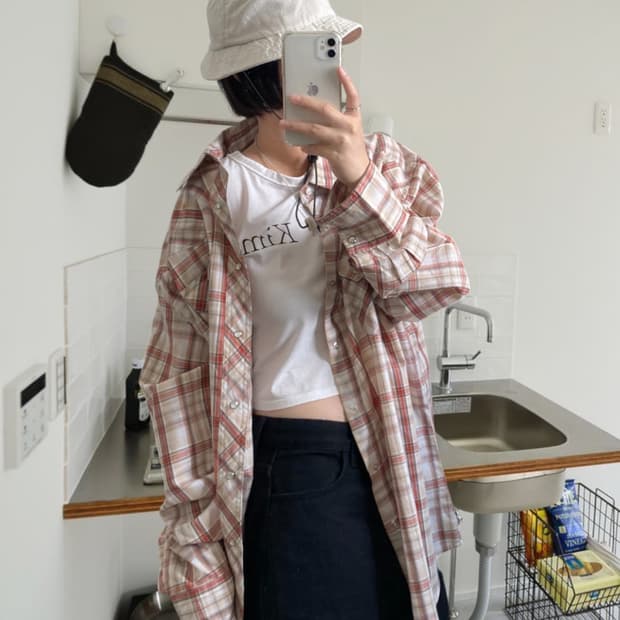 랭글러 체크 셔츠 (Man 2XL) AB0647