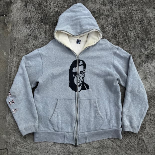 [XL] 00s Bape 베이프 Two-Face 써멀 후드집업