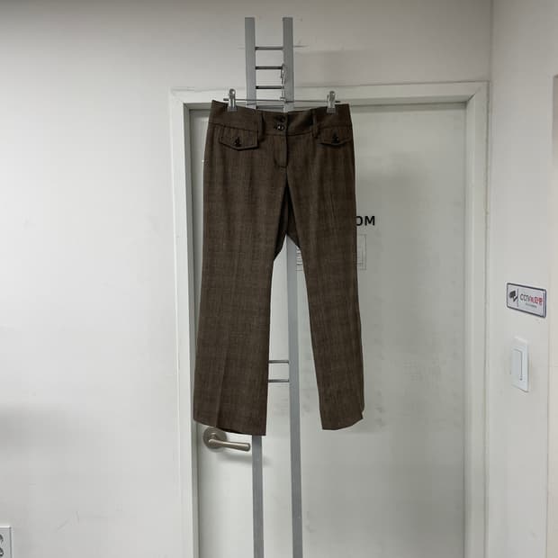 돌체앤가바나 체크 슬랙스 40(W)