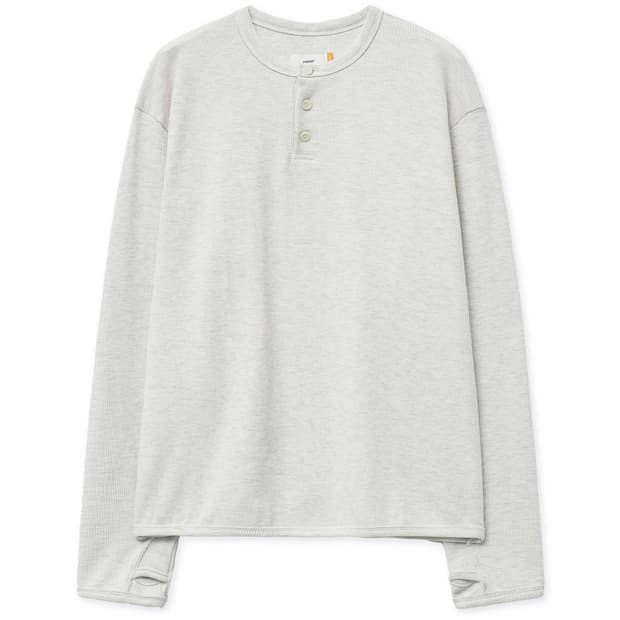 노운 와플 헨리넥 롱슬리브 25ss