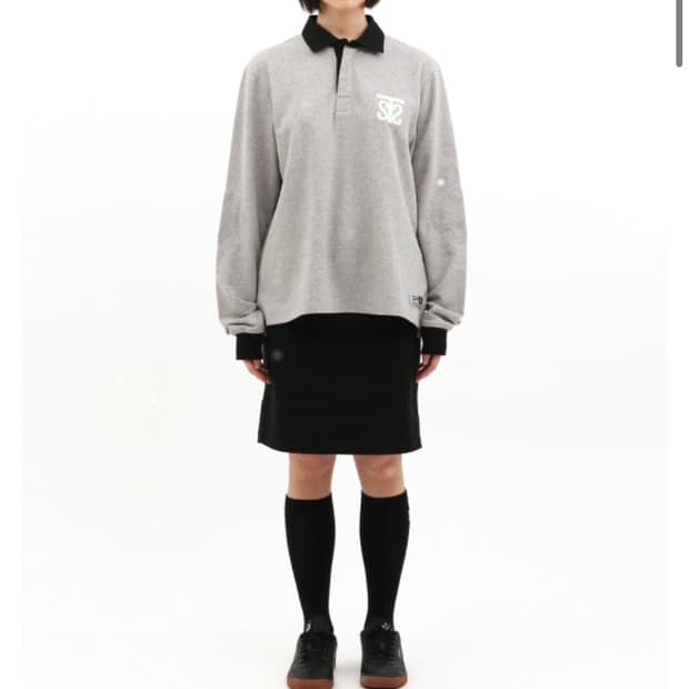 사파리스팟 ROUX BASE SCHOOL PK SLEEVE 그레이