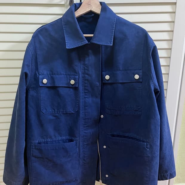 아르켓 워크자켓 블루 s사이즈 프렌치워크자켓