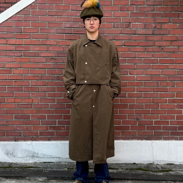 YOKE coat 요크 벨티드 코트